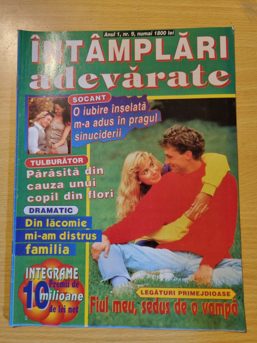 revista intamplari adevarate anul 1, nr. 9