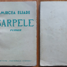 Mircea Eliade , Sarpele , Roman , 1935 , editia 1 , stare foarte buna