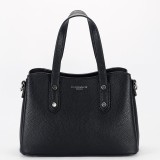 Geanta neagra medie FloraCO Paris H8502 15