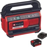 Einhell PRESSITO 18/25 Hybrid PXC + Starter Kit - Compresor hibrid 25 l/min 11 bar + Set 1 acumulator si incarcator Li-Ion 18 V 4 Ah