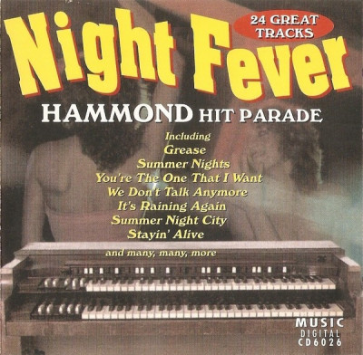 CD The Hammond All Stars &amp;lrm;&amp;ndash; Night Fever Hammond Hit Parade, original, 1996 foto