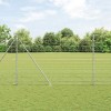 Gard pentru c&acirc;mp Argintiu 25 x 1.6 m Oțel galvanizat