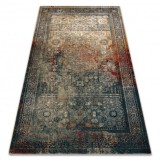 Covor de l&acirc;nă SUPERIOR MAMLUK oriental vintage smarald, 135x200 cm