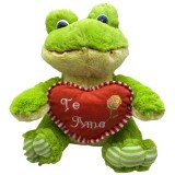 Broasca de jucarie din plus ciufulit 30 cm