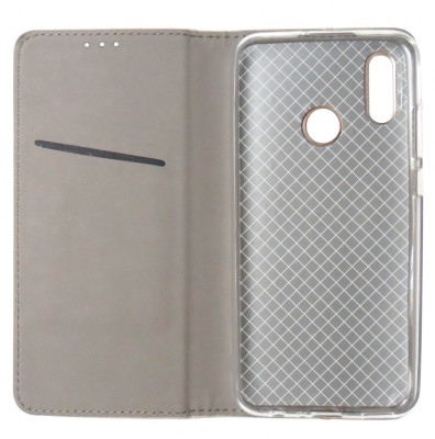Husa tip carte cu stand Smart Magnet aurie pentru Huawei P Smart 2019 foto