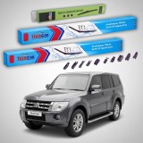 Cumpara ieftin Ștergătoare Mitsubishi Montero, Pajero IV Facelift 2009-2021 | Set Față și Spate Flat Premium &ndash; TeamCar&reg;