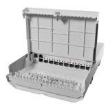 Cumpara ieftin Switch netFiber 9 MikroTik CRS310-1G-5S-4S+OUT, 4xSFP+ 10G, 5xSFP 1G, Gigabit, PoE-In, Outdoor