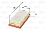 VALEO 585017 Filtru aer