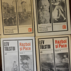 LEV TOLSTOI RAZBOI SI PACE 4 VOL - ED.1969)