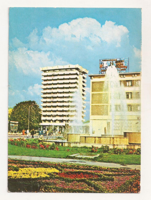 RF44 -Carte Postala- Bacau, vedere din centru, circulata 1976