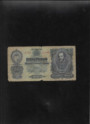 Rar! Ungaria 20 pengo 1930 seria044138 Lajos Kossuth uzata foto