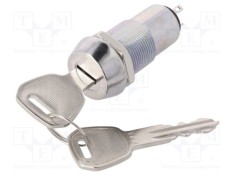 Comutator &icirc;ntrerupător cu cheie HIGHLY ELECTRIC Poz.i stab 2 Pini SPDT 90&deg;