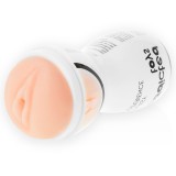 Cumpara ieftin Masturbator Vagin Realist, Design Ergonomic, pentru Barbati, Placere si Erectie mai Intensa, Detasabil, din Silicon, Usor de Curatat, 20 x 7 cm, Alb/N
