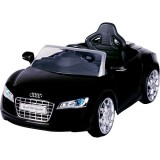 Masinuta electrica cu telecomanda Audi R8 Spyder cu MP3 si Remote Control, Black, acumulator 6V , viteza max 3 km/h AutoDrive ProParts, Carpoint