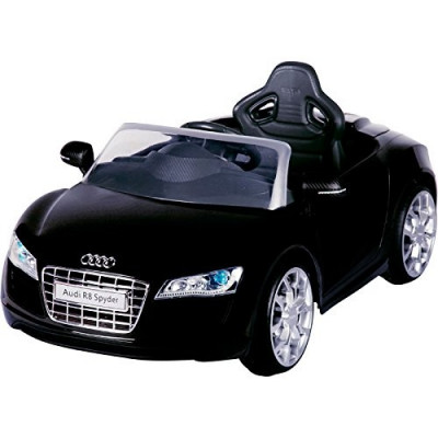 Masinuta electrica cu telecomanda Audi R8 Spyder cu MP3 si Remote Control, Black, acumulator 6V , viteza max 3 km/h foto