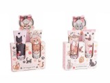 Cumpara ieftin Set 4 creme maini, 2 pile unghii aroma Vanilie si Caramel, Bomboane 10 x 3 x 16 H, 2 x 30 ml