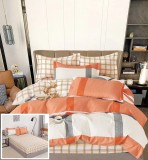 Cumpara ieftin Lenjerie Pat Delilah Sx063, Bumbac, 6 Piese, Cu Elastic, Imprimeu, Portocaliu