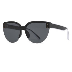 Ochelari de soare pentru femei 6506, bright black / gray foto