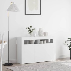 Bufet Alb 116 x 30 x 75 cm Lemn compozit