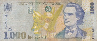 ROMANIA 1.000 lei 1998 VF!!! foto