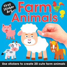 First Sticker Art: Farm Animals: First Sticker Art