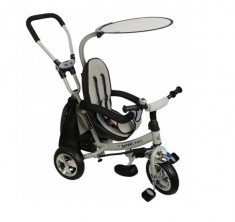 Tricicleta copii cu scaun reversibil Baby Mix Safari WS611 gri foto