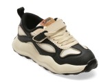 Cumpara ieftin Pantofi sport SELECTION KIDS alb-negru, W313, din material textil