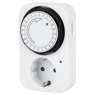 TEMPORIZATOR MECANIC TS-WF1 PRIZA SCHUKO - URZ2001-5 foto