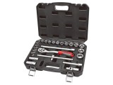 Set chei tubulară 6-puncte PROLINE 25 piese oțel crom-vanadium 1/2"
