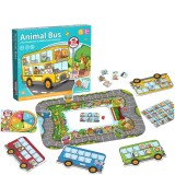 Joc educativ de societate Animal Bus EMC ONSHOP&reg;, Introducere in adunare si scadere, +3 ani, 2-4 jucatori