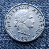 1p - 20 Rappen 1921 Elvetia
