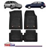 Covorase Auto TEAMCAR&reg; Volkswagen Golf 4, Negru, Cauciuc