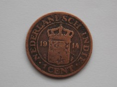 1 CENT 1914 INDIILE OLANDEZE foto