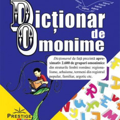 Dicționar de omonime - Paperback brosat - Mariana Cernicova-Bucă, Marin Bucă - Prestige