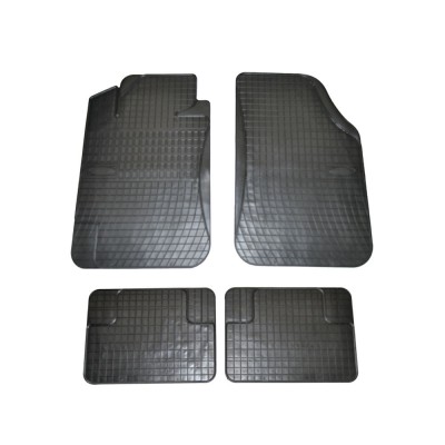 Set covorase auto din cauciuc Mat 3 Universale culoare Negru, presuri BestAutoVest, 4 buc. AutoDrive ProParts foto