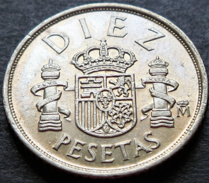 Moneda 10 PESETAS - SPANIA, anul 1984 * cod 2758