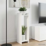 vidaXL Suport pentru plante 2 pcs Alb 30 x 30 x 100 cm Lemn prelucrat 899563