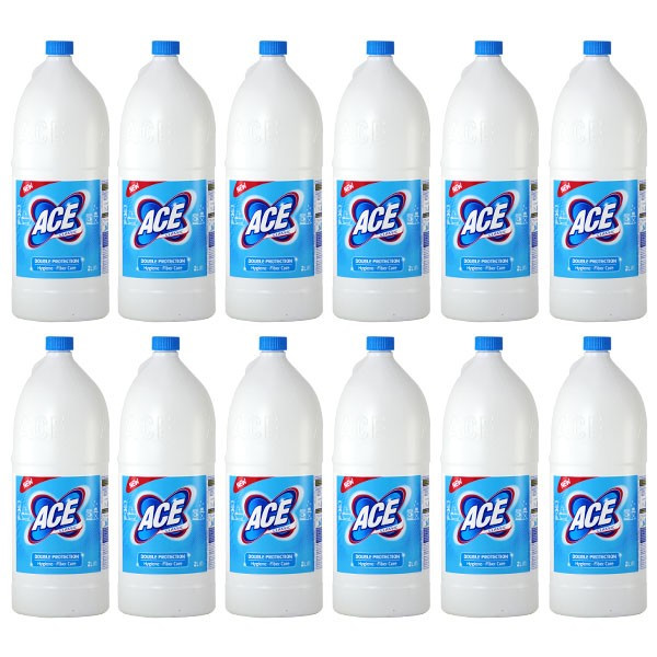 12 x Ace Classic, Dubla protectie, inalbitor pentru rufe, 12 x 2L