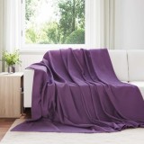 vidaXL Pături de aruncat 6 pcs Violet 240 x 220 cm Molton 42017079