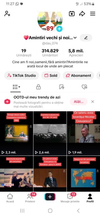 Profil Tiktok