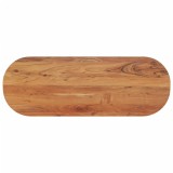 Blat de masa oval, 110x40x2,5 cm, lemn masiv de acacia GartenMobel Dekor, vidaXL