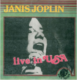 Janis Joplin - Live In USA (1991 - Electrecord - LP / VG), Rock