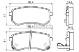 Set placute frana,frana disc HYUNDAI i10 (PA) (2007 - 2013) BOSCH 0 986 494 145