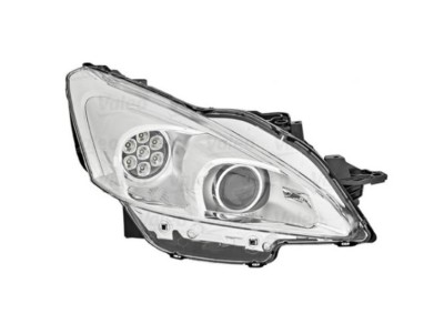 Far PEUGEOT 508, 12.2011-12.2014 model RXH, partea Dreapta, VALEO, cu lumina de zi;tip bec D1S+LED; electric; fara bec descarcare; fara ballast; cu m foto