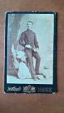 Fotografie tip CDV, militar inceput de secol XX