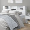 VidaXL Dulap tăblie, alb extralucios, 200x18,5x104,5 cm 811958