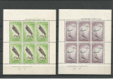 Noua Zeelanda 1960, fauna, pasari, blocuri de 6, Mi.413C/414C MNH, Nestampilat