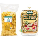 Pachet Fulgi de Porumb fara Zahar 450g + Fulgi de Ovaz Fortin 500g