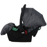 Scaun auto scoica pentru copii Splendor CS130GRI X1 Gri JGR Bumbac