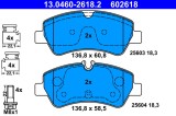 ATE 13.0460-2618.2 set placute frana,frana disc